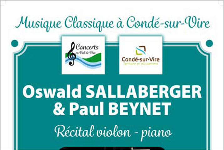 Dimanche 9 octobre 2016 - 16h00 - Condé-sur-Vire